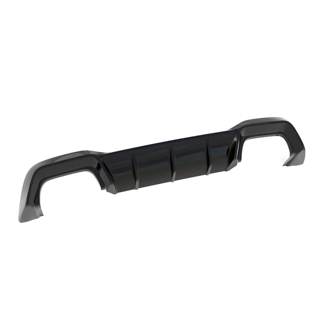 Maxton Design VW Golf R Mk8 V1 Gloss Black Rear Diffuser