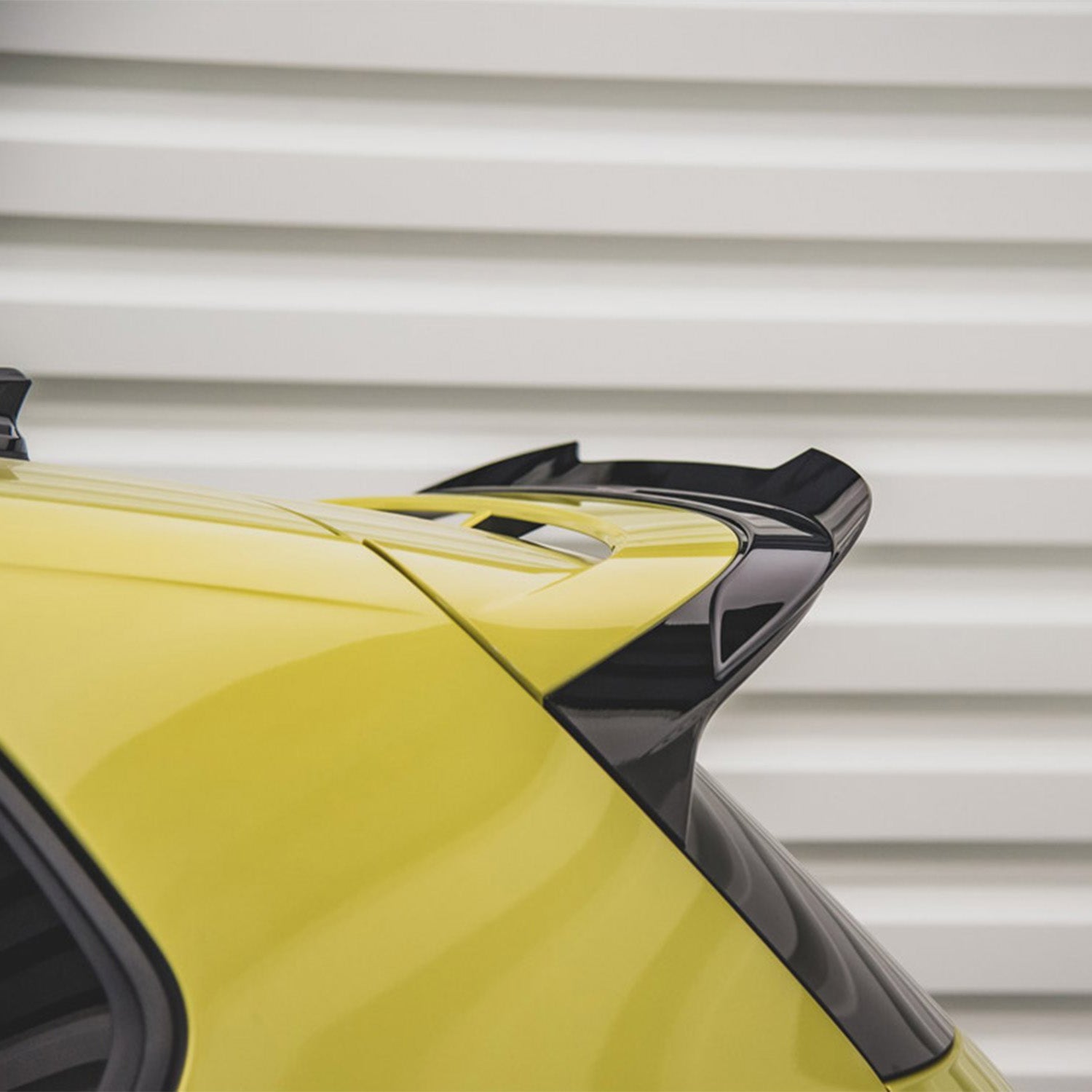 Maxton Design VW Golf R Performance V2 Gloss Black Spoiler Fitted