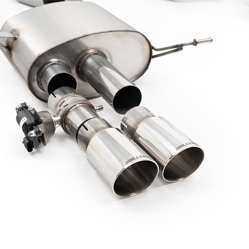 Milltek Sport V2 Valved Exhaust System For BMW E90, E92 & E93 M3 4.0 V8 Chrome Tips