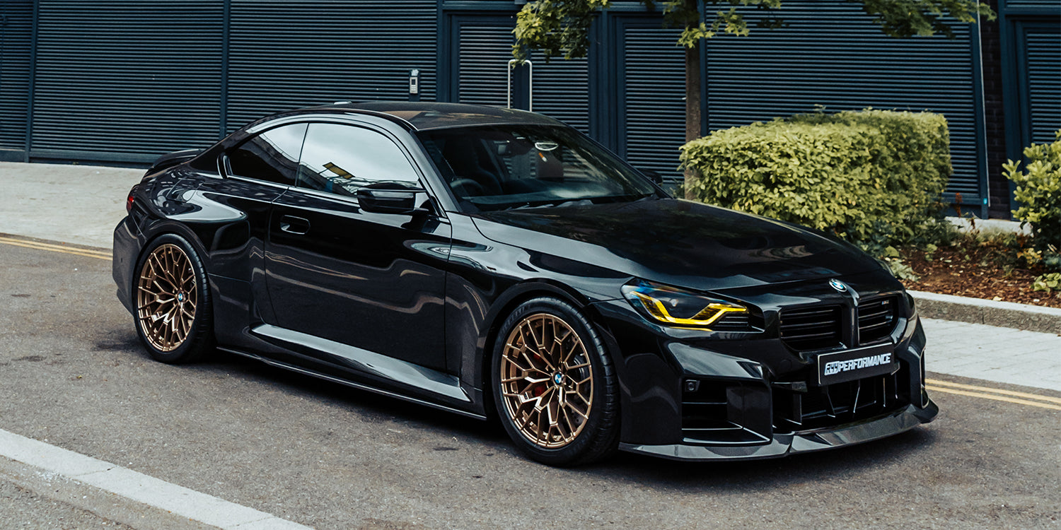 Modified BMW G87 M2 With Gold Bronze 827M Alloy Wheels