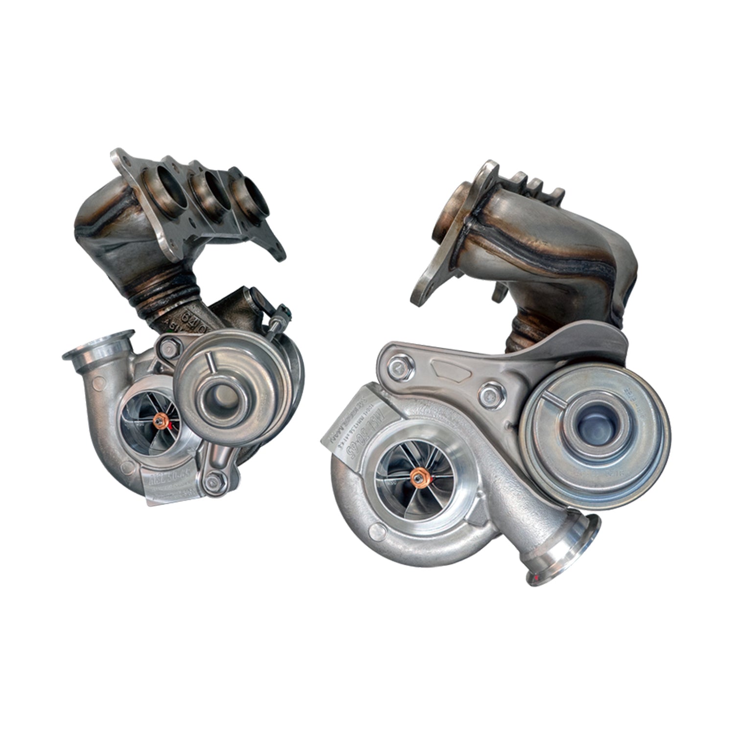 Mosselman BMW N54 Upgraded Stage 2 Turbochargers MSL50-65 For BMW 135i, 335i & Z4 35i/is