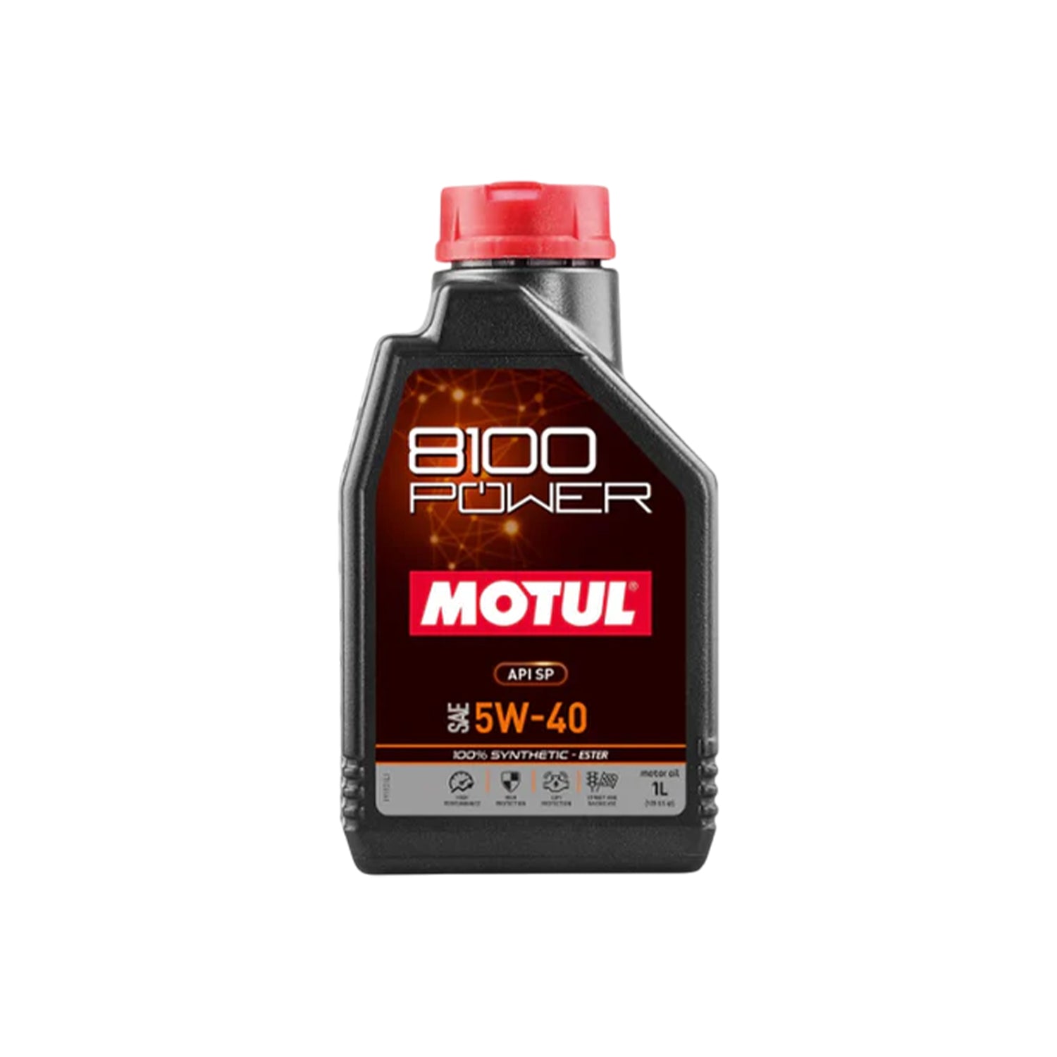 Motul 8100 Power 5W-40 Fully Synthetic High Performance ESTER Engine Oil