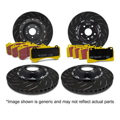 EBC Brakes BMW F87 M2, F80 M3, F82/F83 M4, F87 M2 Competition, F80 M3 CS, F80 M3 Competition, F82/F83 M4 CS, F82/F83 M4 Competition Brake Pad & Disc Kit P2DK055Y