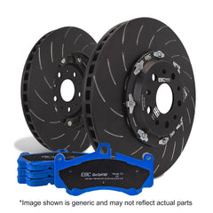 EBC Brakes BMW G87 M2, G80 M3, G82/G83 M4, G80 M3 CS, G80 M3 Competition, G82/G83 M4 CS, G82/G83 M4 Competition Front Brake Pad & Disc Kit P2DK059B