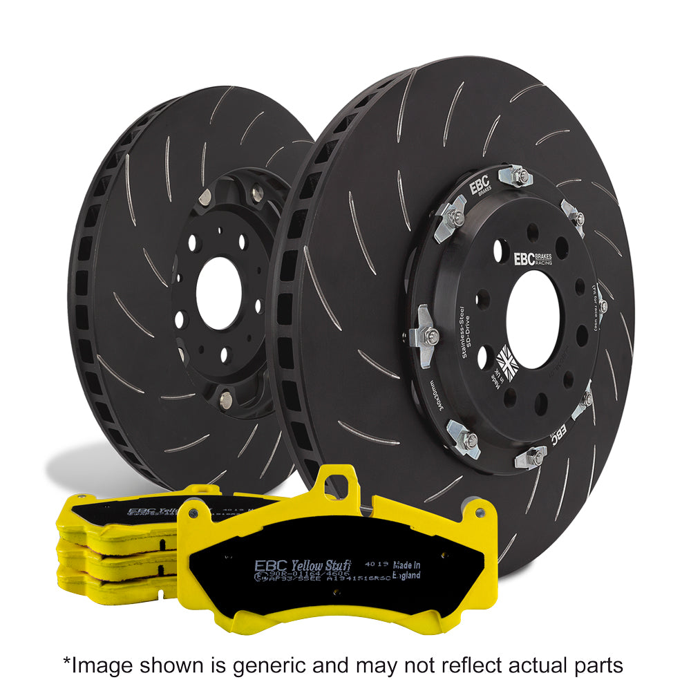 EBC Yellowstuff Rear Brake Pads for BMW M2, M3, M4, M2 Competition, M3 CS, M3 Competition, M4 CS, M4 Competition – Part P2DK054Y