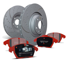EBC Brakes BMW E82/E88 1 Series Front Brake Pad & Disc Kit PD12KF341