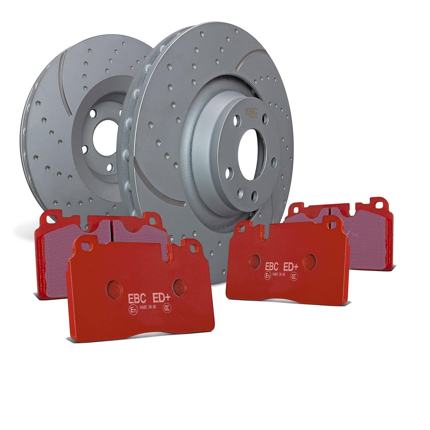 EBC Brake Pad & Disc Kit PD15KF437 for BMW E60/E61 5 Series, E63/E64 6 Series, E60 5 Series X E61