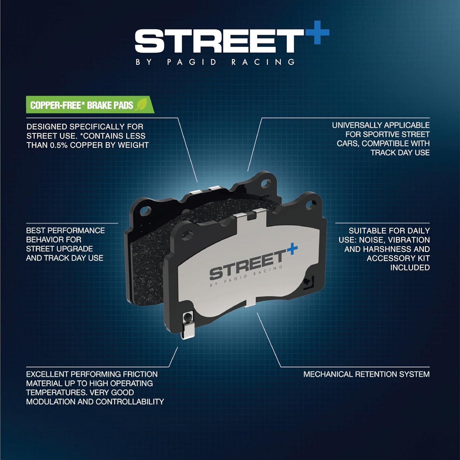 Pagid Street+ Rear Brake Pads For BMW E90, E92 & E93 M3