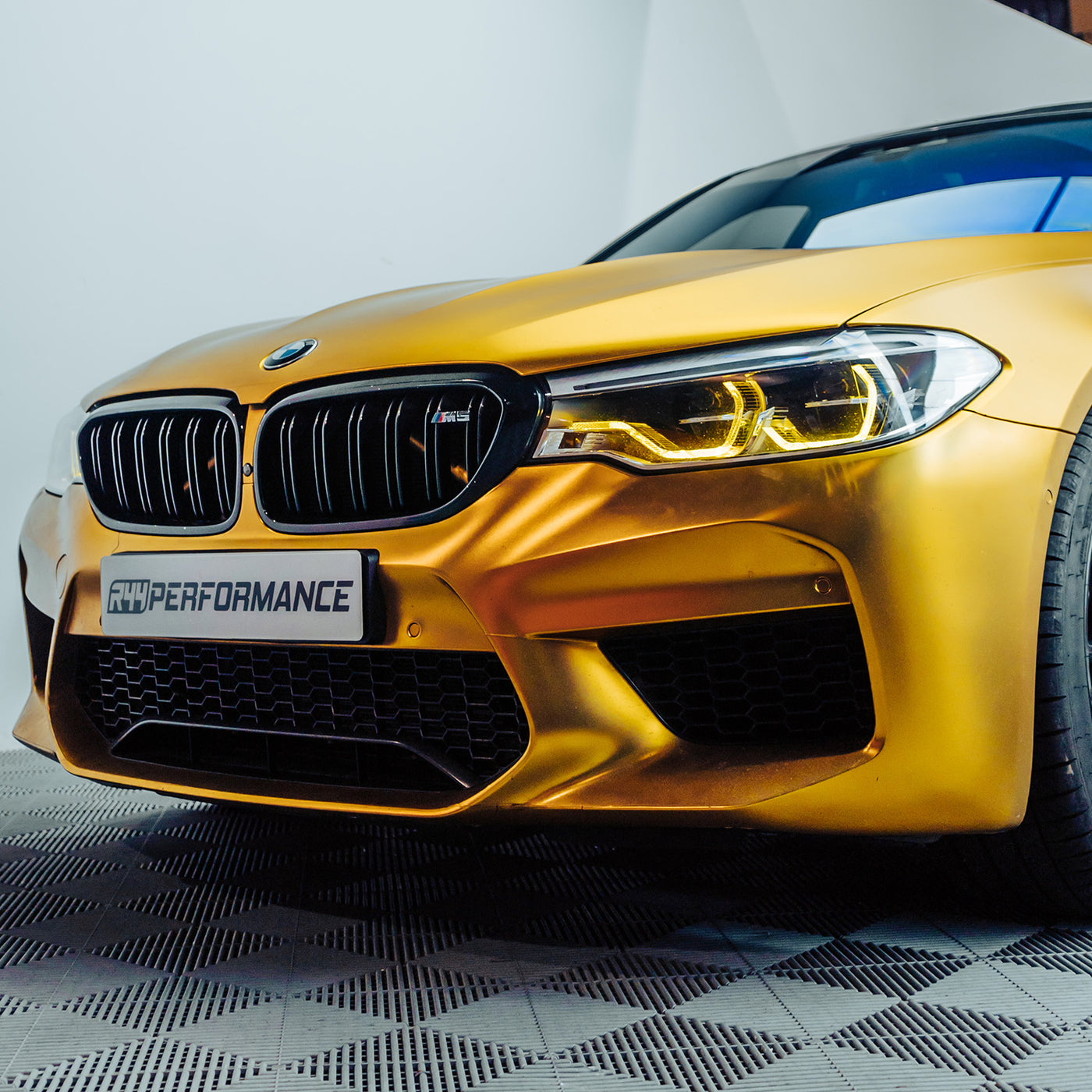 R44 BMW F90 M5 CSL Yellow Daytime Running Lights LED Modules