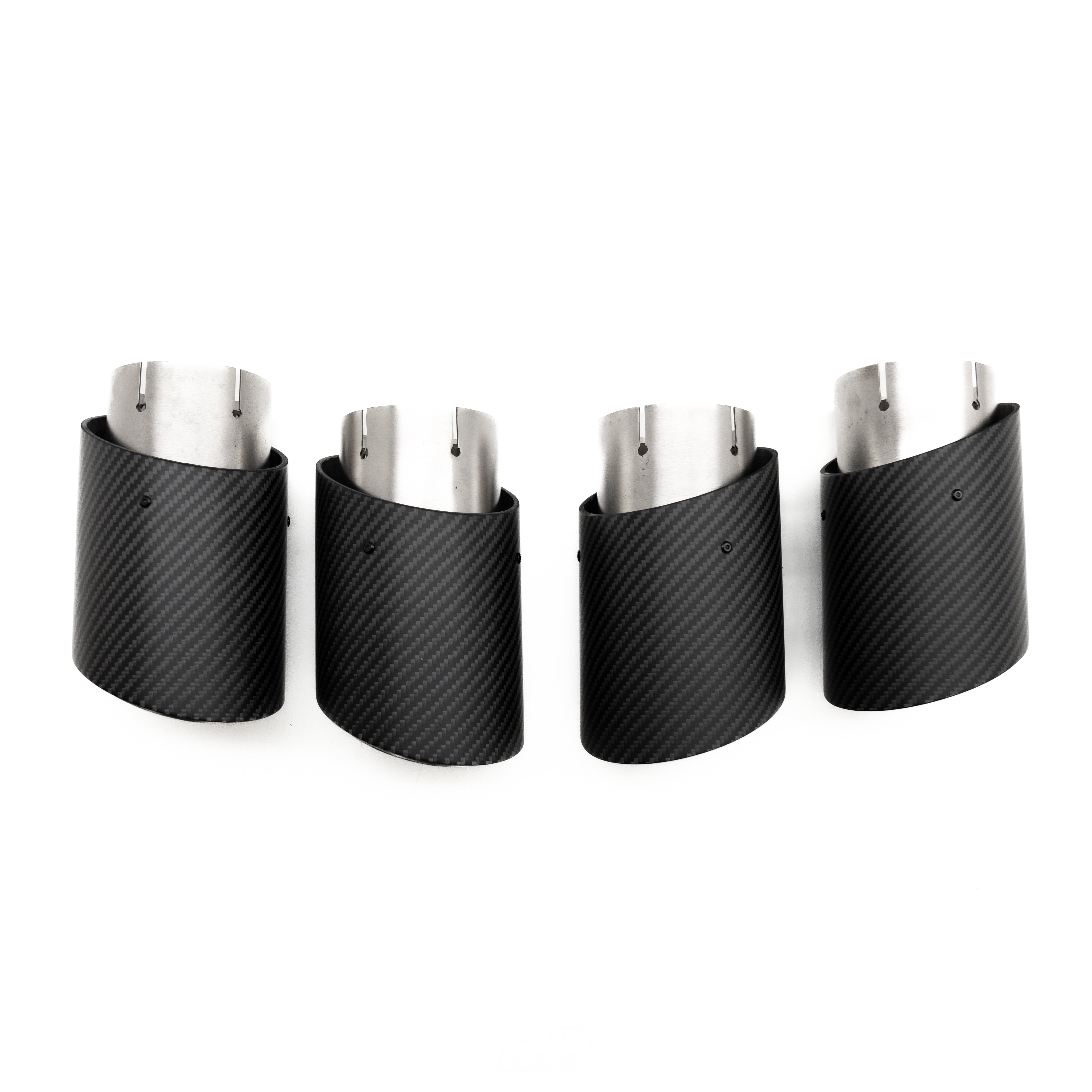 R44 BMW G90 & G99 M5 Carbon Fibre Exhaust Tips Set