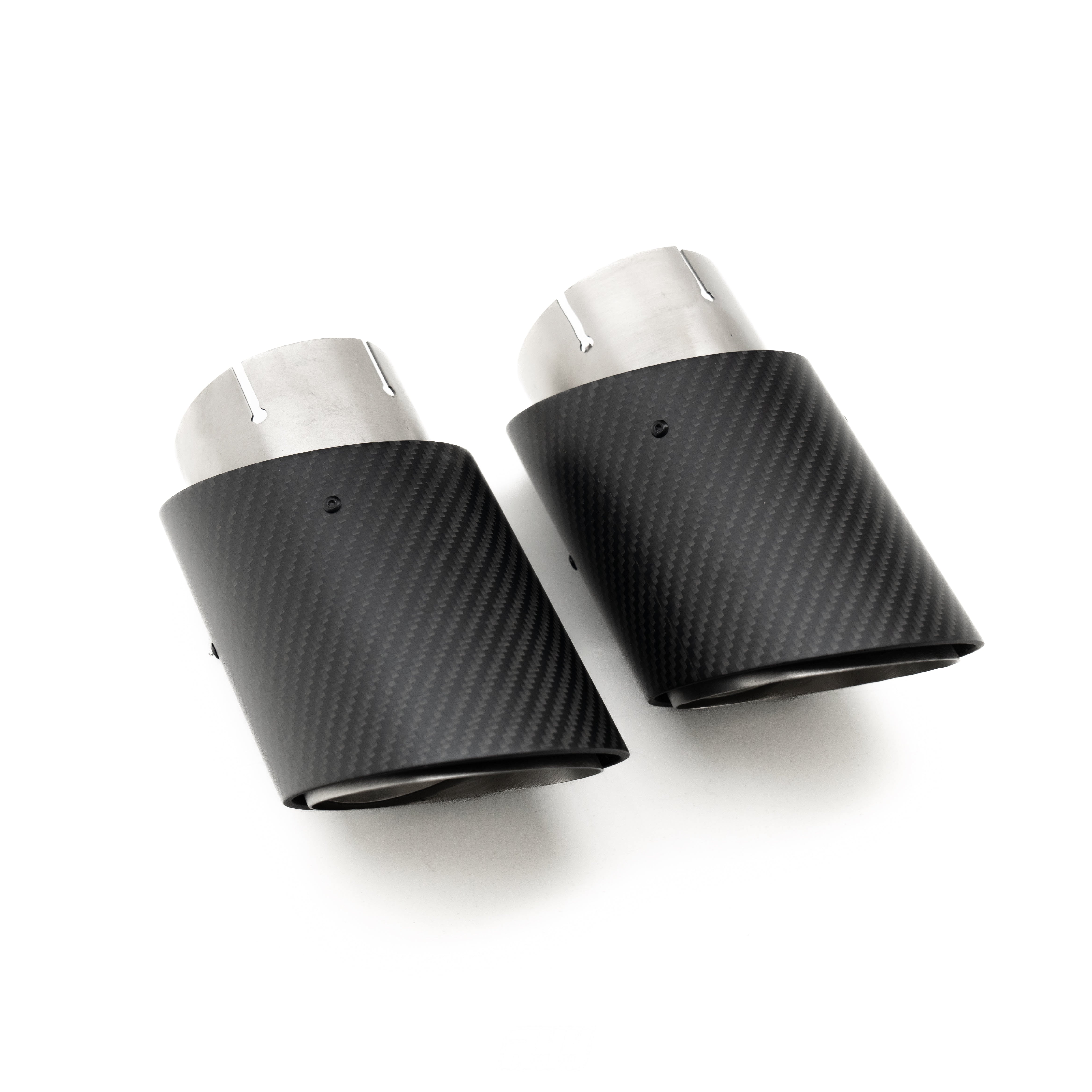R44 BMW G90 & G99 M5 Carbon Fibre Exhaust Tips Set