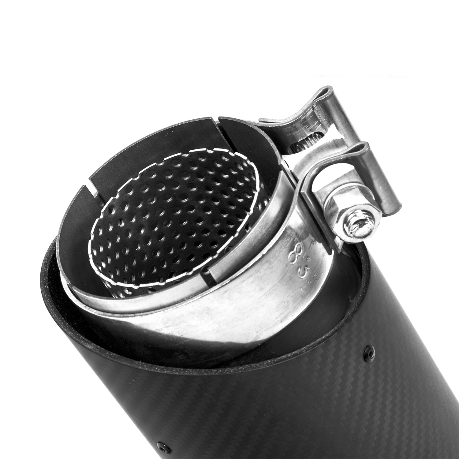 R44 BMW G90 & G99 M5 Matte Carbon Fibre Exhaust Tips Set