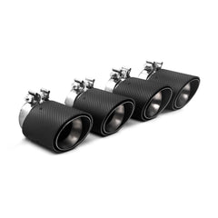 R44 BMW G90 & G99 M5 Carbon Fibre Exhaust Tips Set