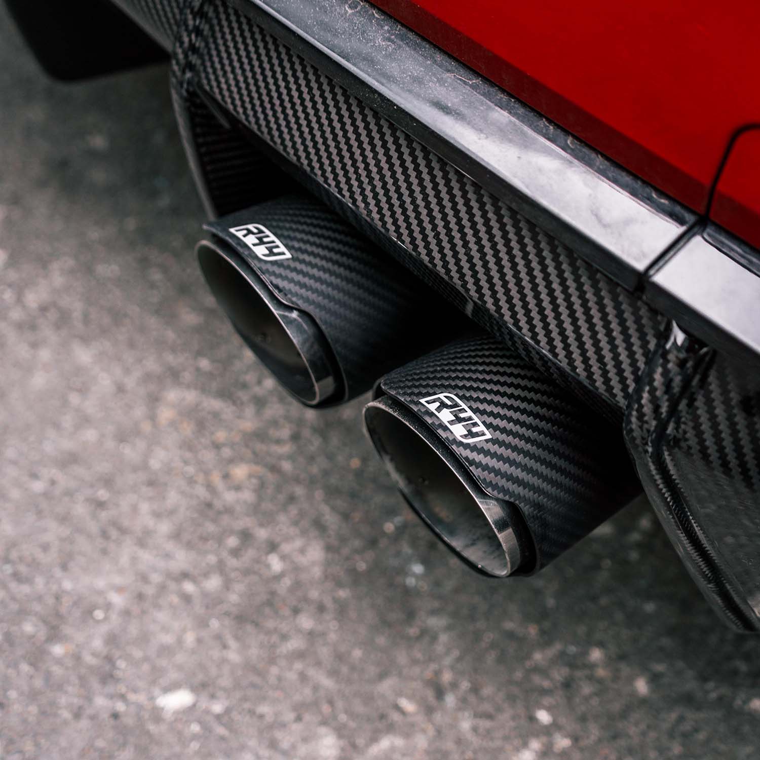 R44 BMW M3/M4 Race Exhaust Cat-Back System In Titanium - Carbon tips (G80/G82/G83)-R44 Performance