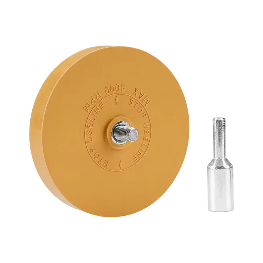 R44 Toffee Wheel Eraser Car Tape Adhesive Remover For Drill