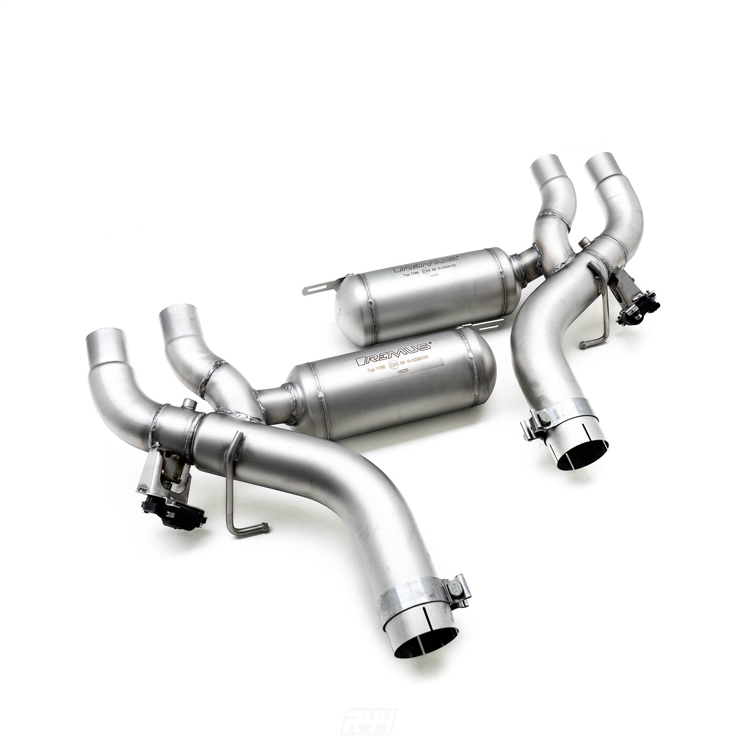 Remus BMW G90 & G99 M5 Axle Back Exhaust System On White Background