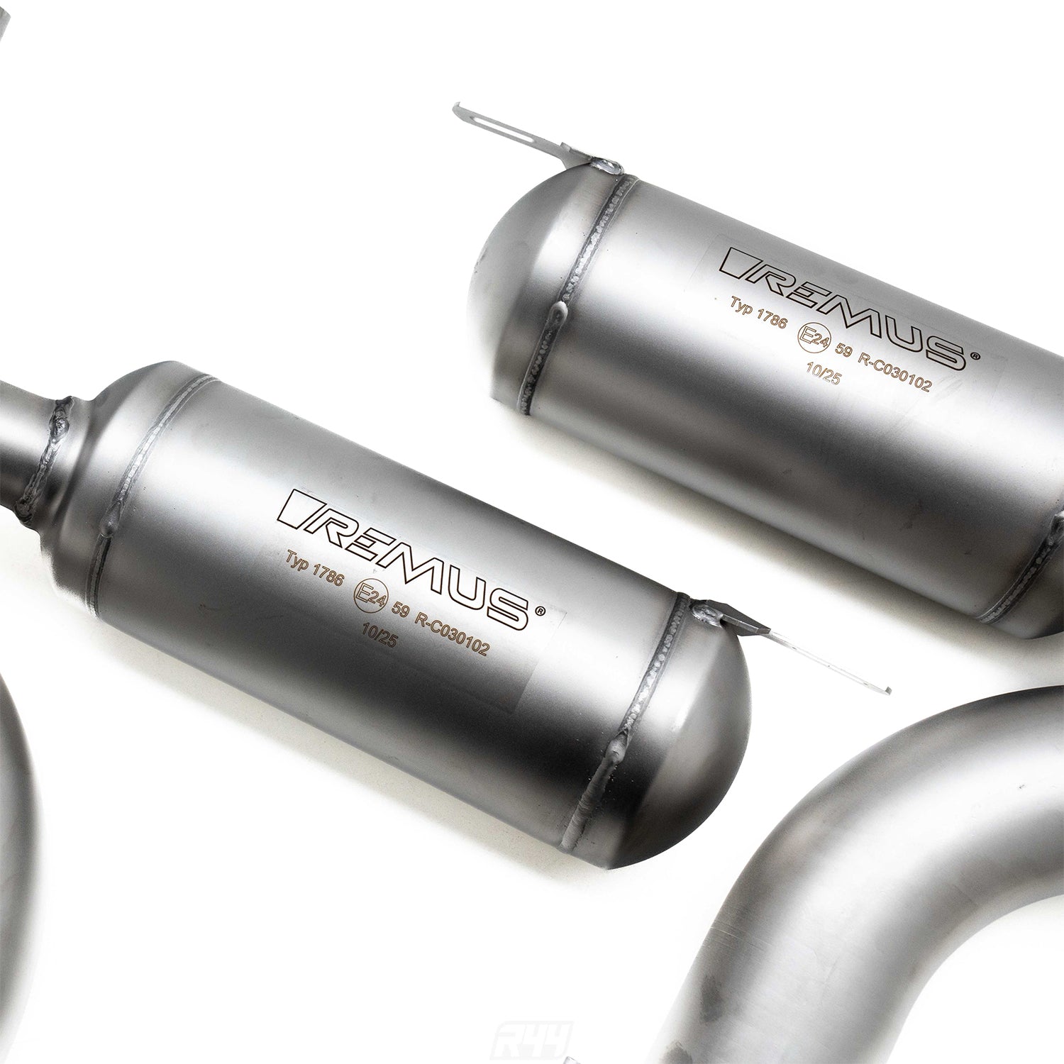 Remus BMW G90 & G99 M5 Axle Back Exhaust System On White Background