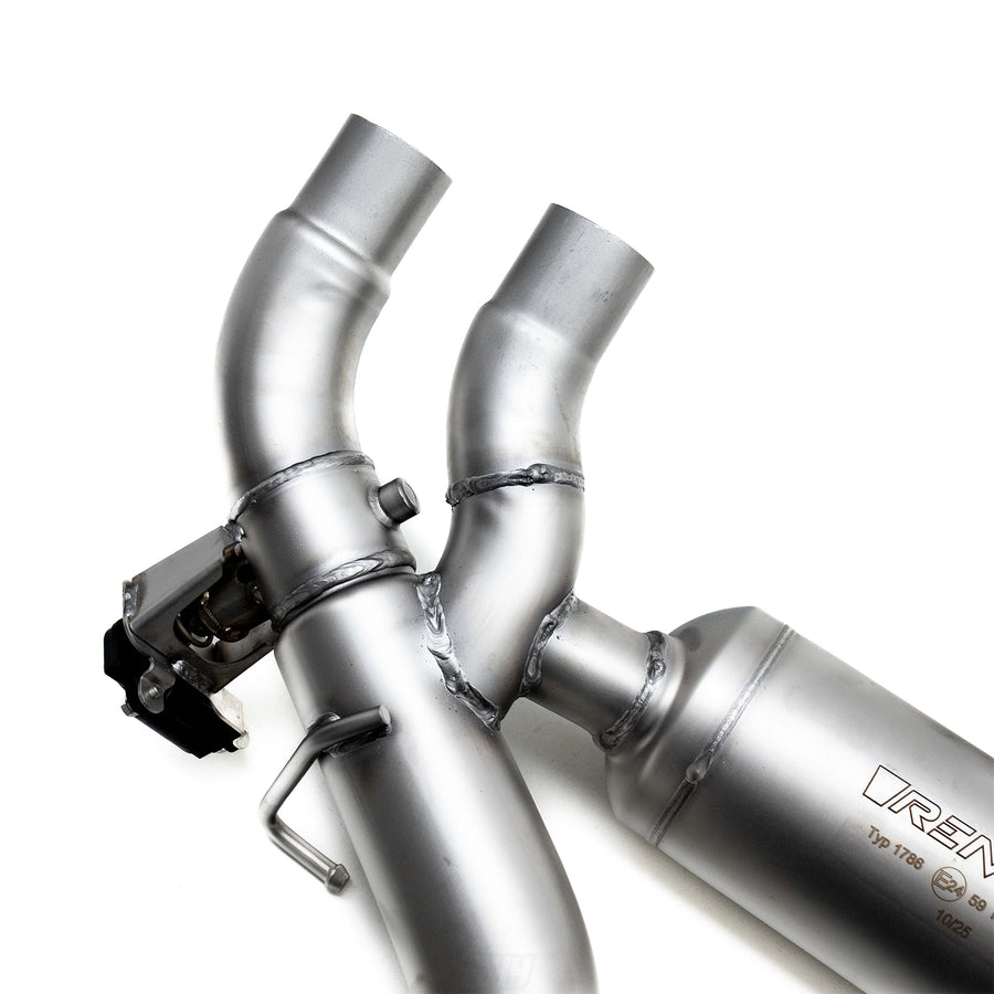 Remus BMW G90 & G99 M5 Axle Back Exhaust System On White Background
