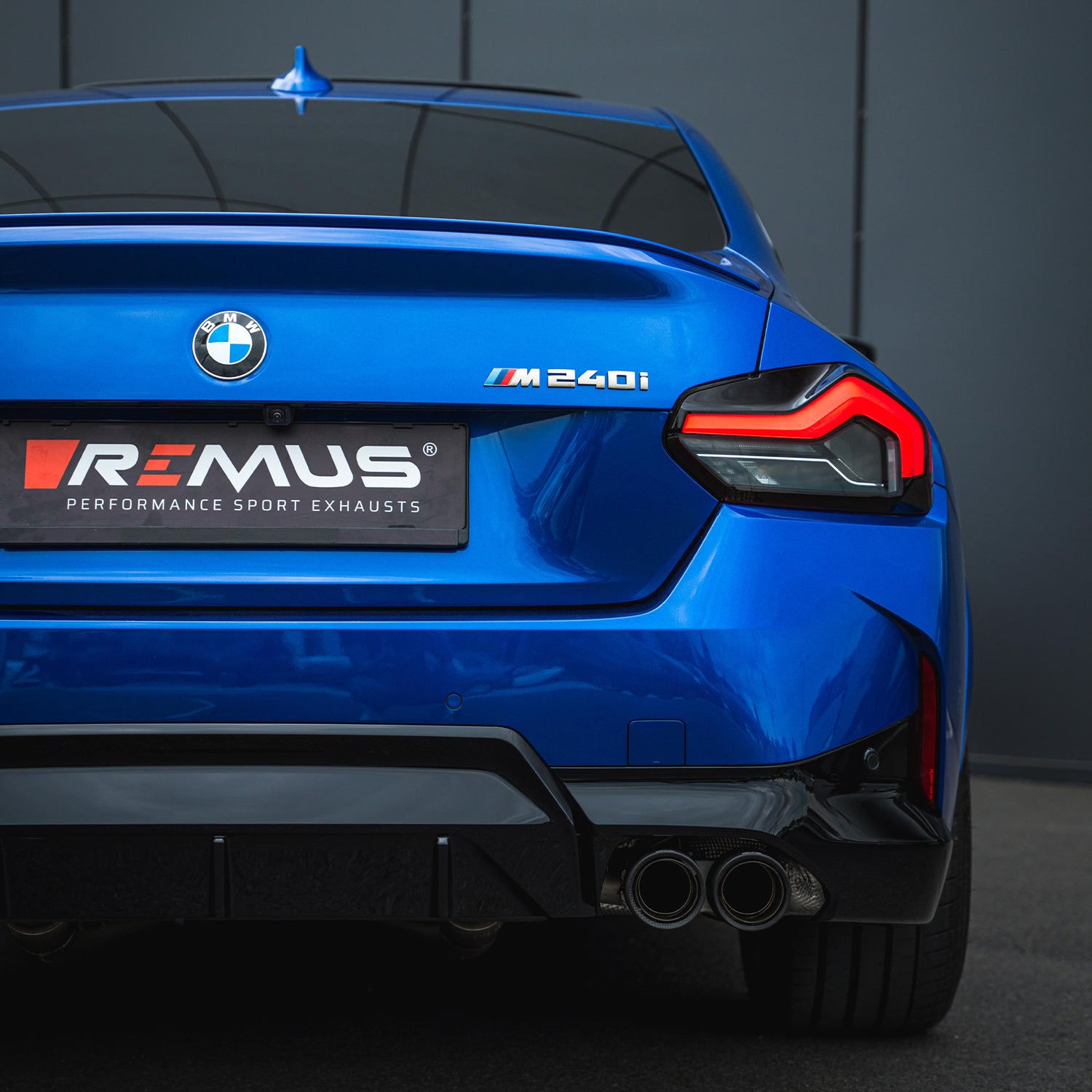 Remus Exhausts BMW G42 M240i RACING Axle Back Exhaust System Fitted On Car
