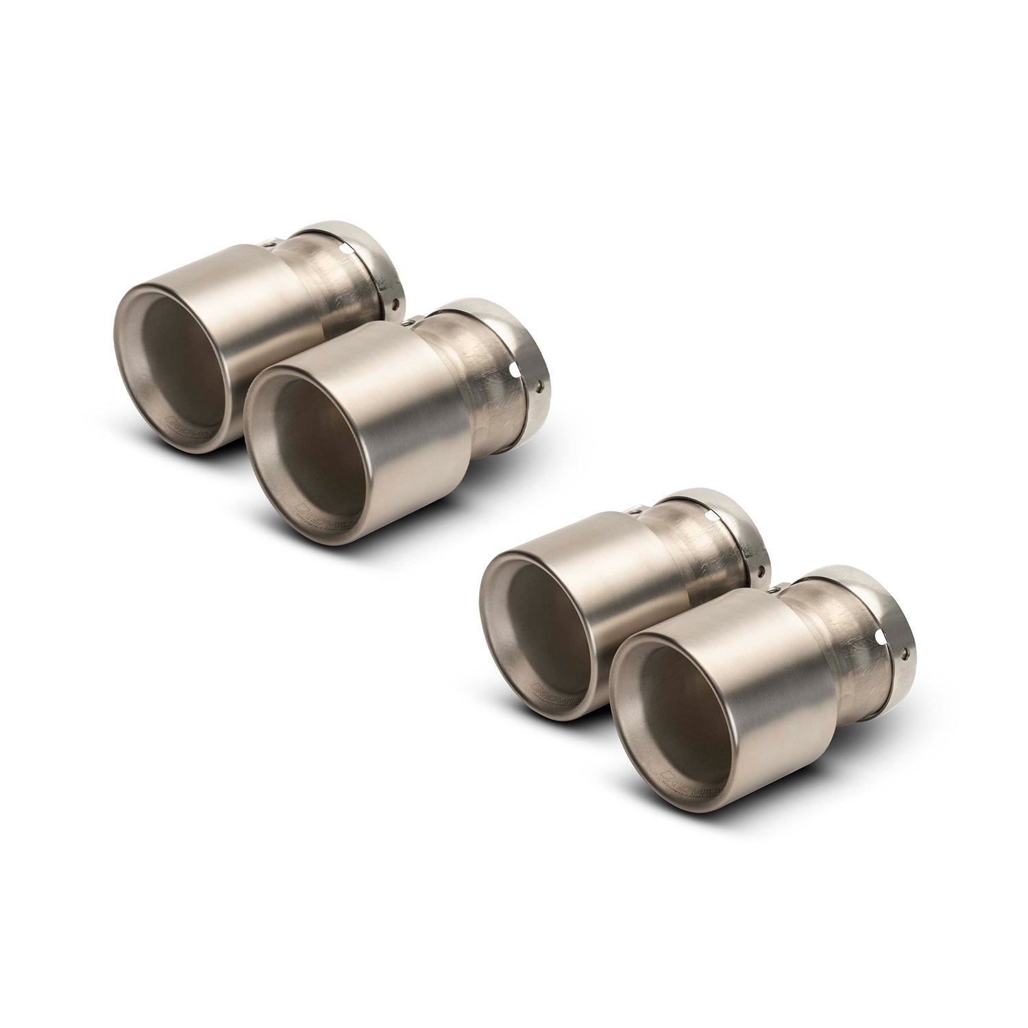 Remus Exhausts Brushed Titanium Tailpipes (Set Of 4)