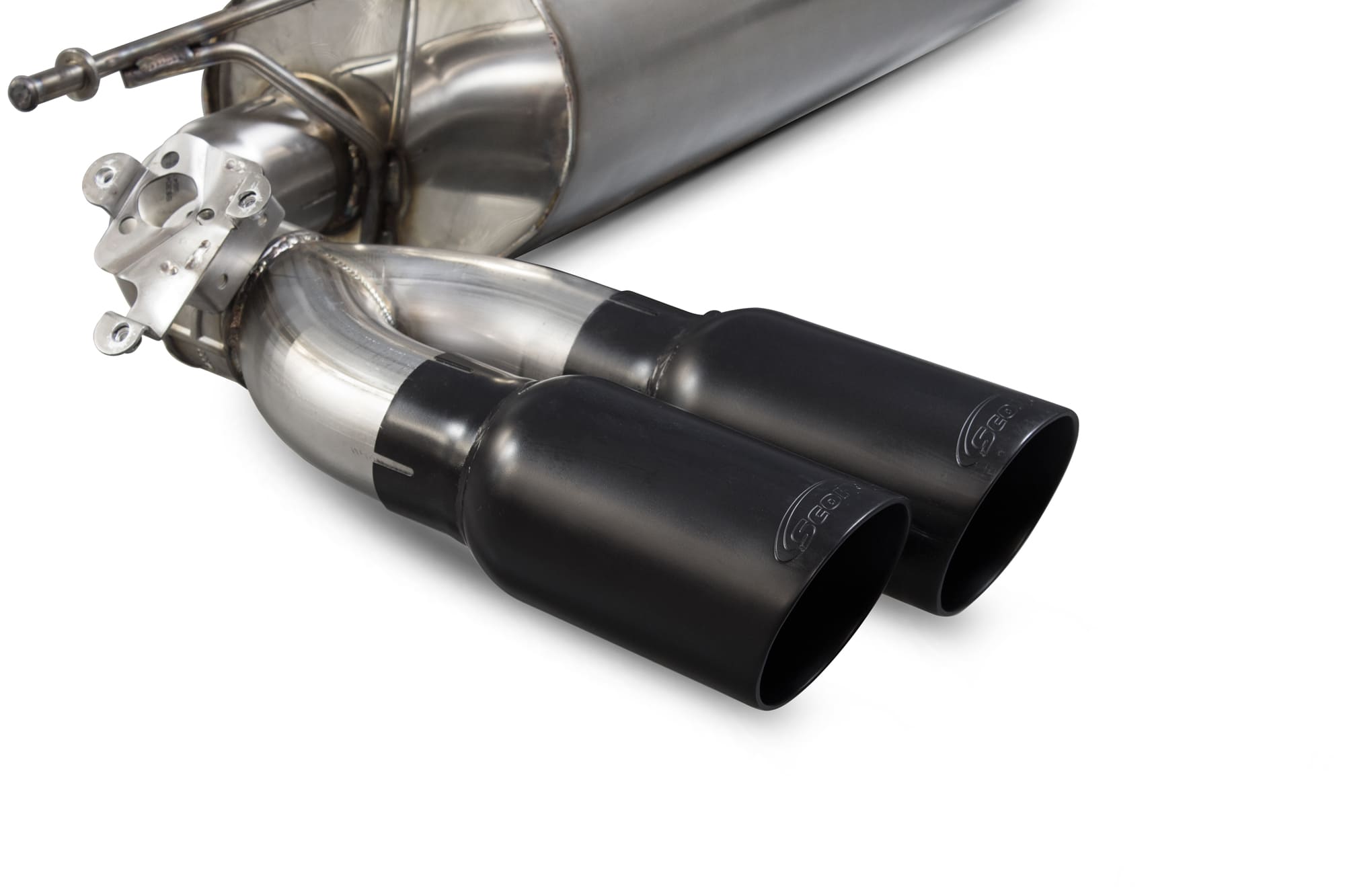 Scorpion Exhaust System For BMW M2 F87 Non-GPF Black Ceramic 90mm Daytona Tailpipess