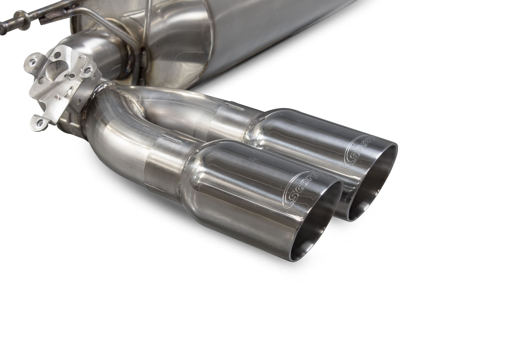 Scorpion Exhaust System For BMW M2 F87 Non-GPF Polished 90mm Daytona Tailpipe