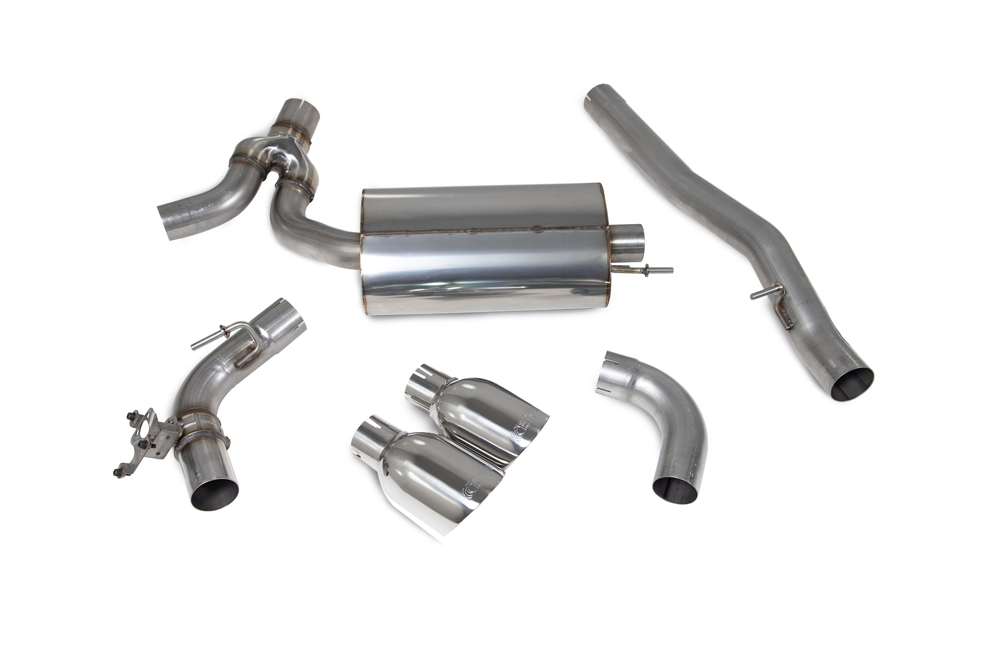 Scorpion Exhaust System For BMW M135i xDrive F40 GPF Model Polished 114mm Daytona Tailpipe