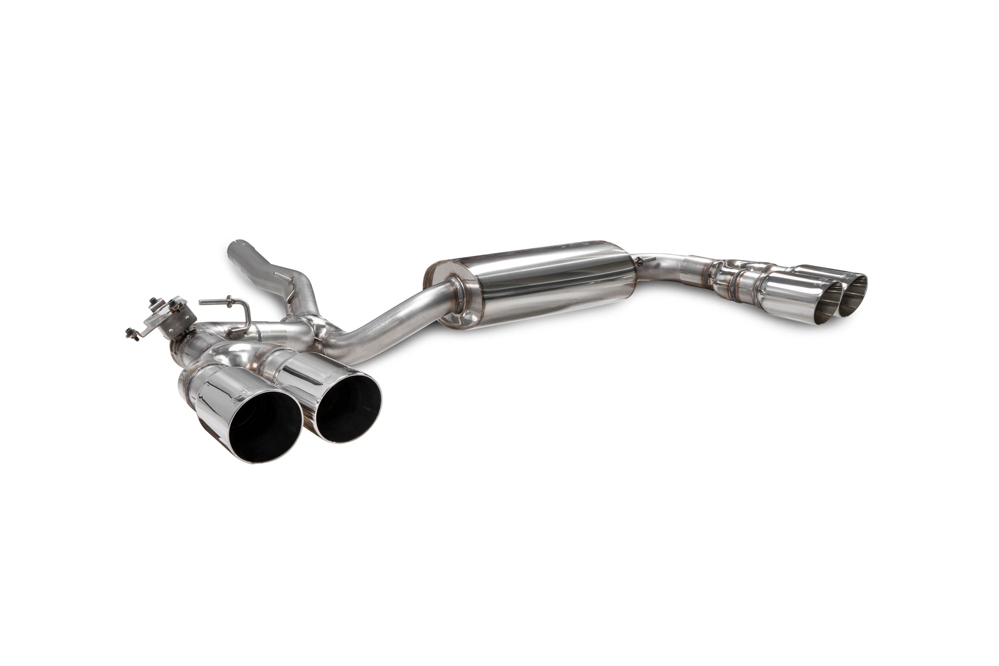 Scorpion Exhaust System For BMW M235i Gran Coupe xDrive F44 Polished 90mm Daytona Tailpipe