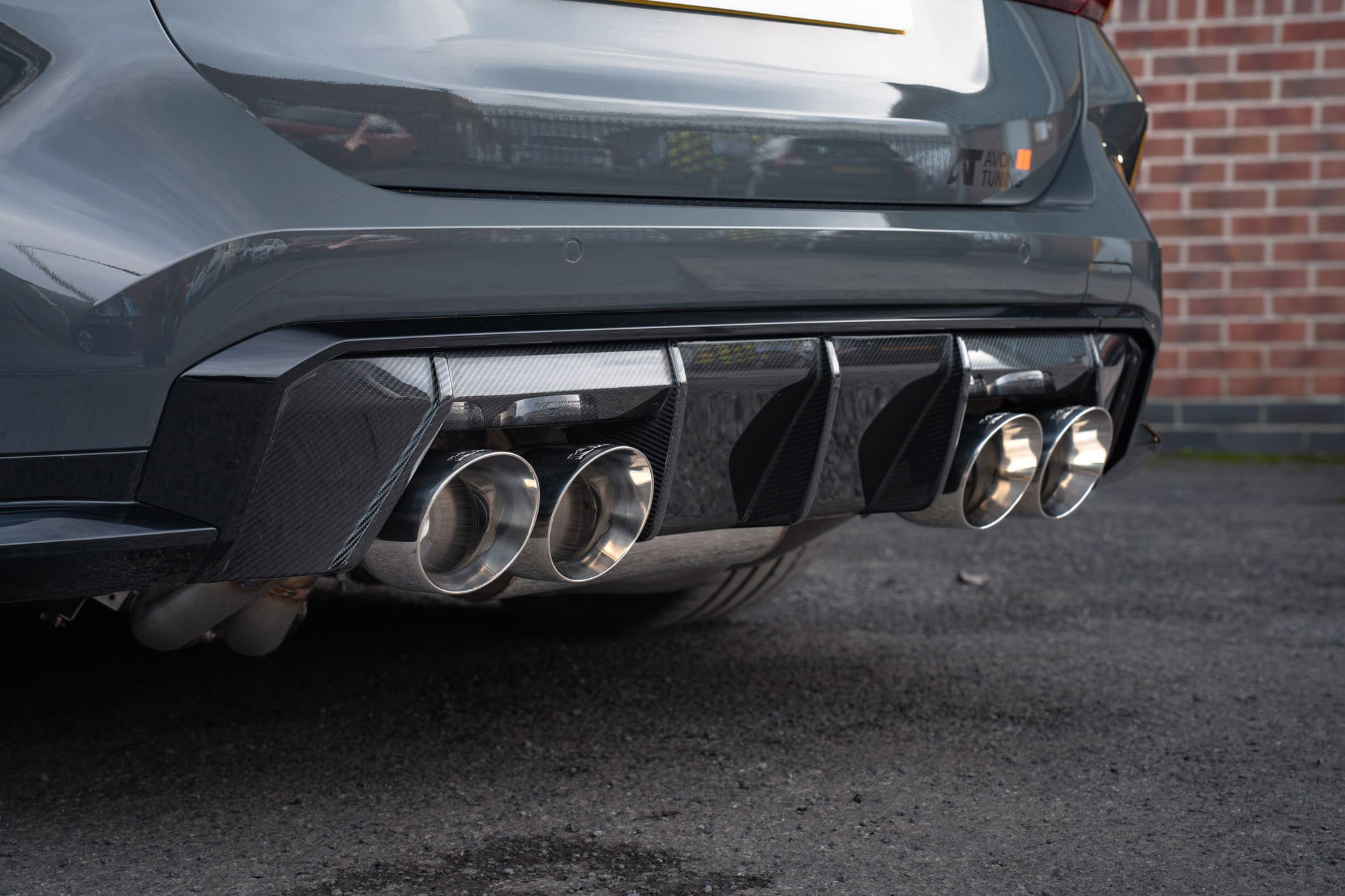 Scorpion Exhaust System For BMW M3 G81 Touring Polished 114mm Daytona Tailpipe