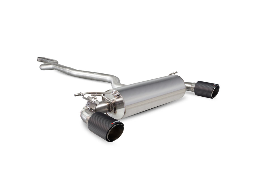 Scorpion Exhaust System For BMW M240i F22/F23 incl. xDrive (Non-GPF Model) Carbon Fibre 100mm Ascari Tailpipes