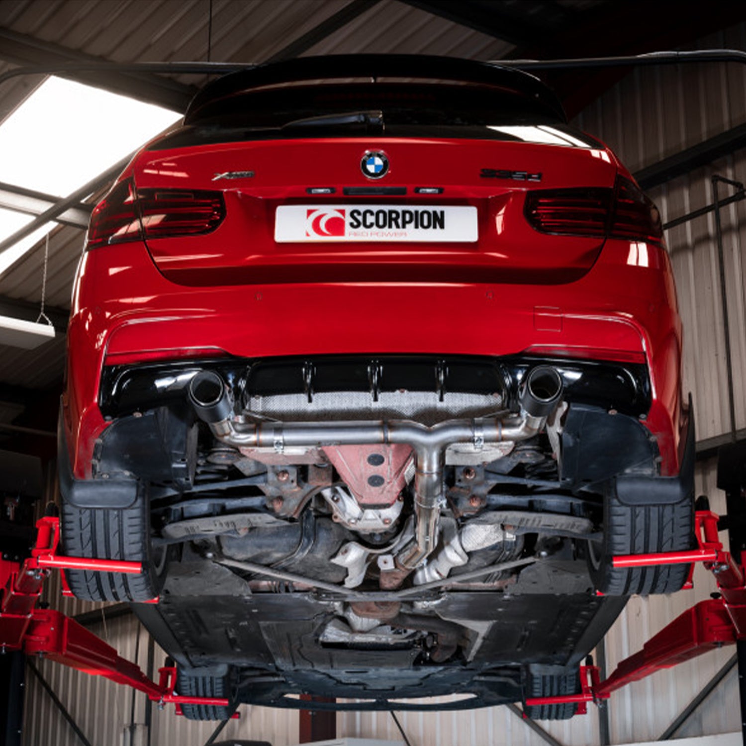 Scorpion Non-Resonated Half Exhaust System For BMW F30/F31 330D/335D, F32 430D/435D including xDrive