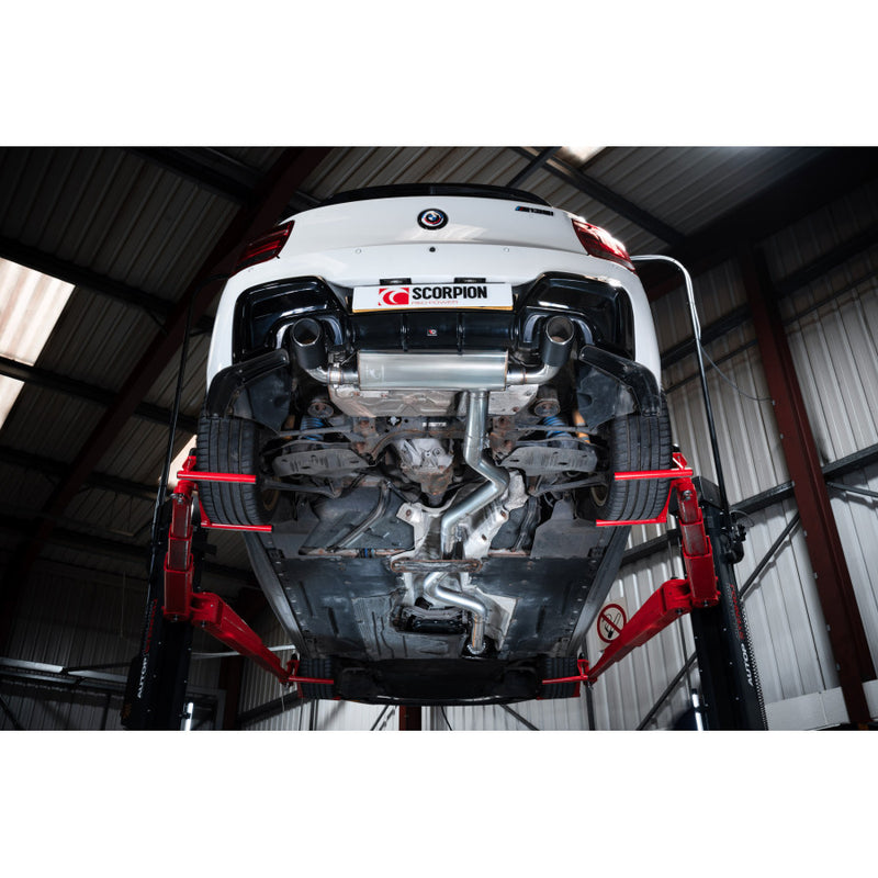 Scorpion Non Resonated Cat Back Exhaust System For BMW F20 & F21 M135i (including xDrive Models)