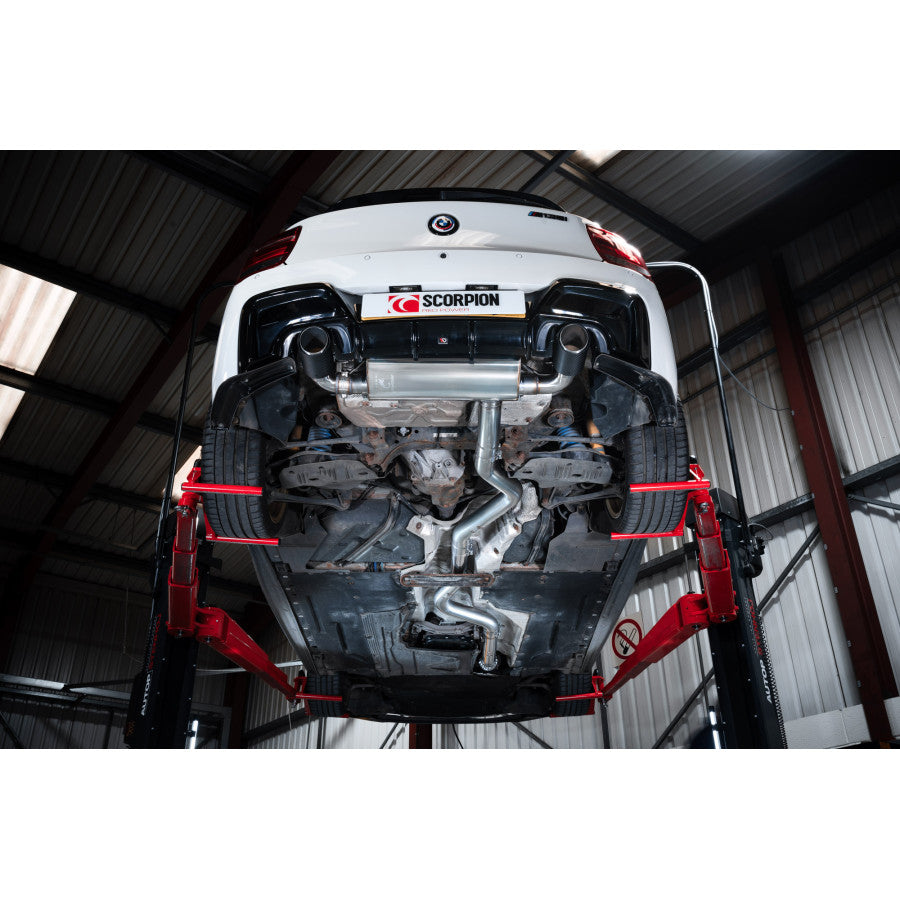 Scorpion Non Resonated Cat Back Exhaust System For BMW F20 & F21 M135i (including xDrive Models)