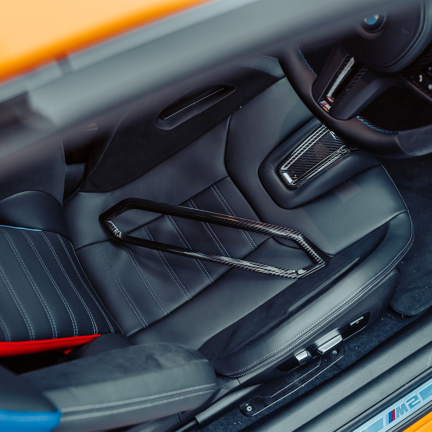 BMW Carbon Fibre Interior Air Vent Trim For BMW G87 M2, G80 M3 & G82 M4