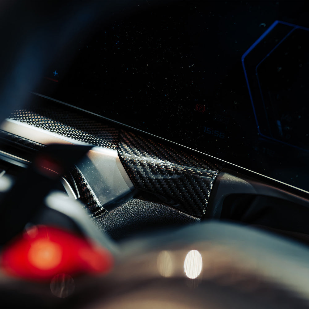 SHFT BMW G80 M3, G82 M4 & G87 M2 LCI Carbon Screen Trims