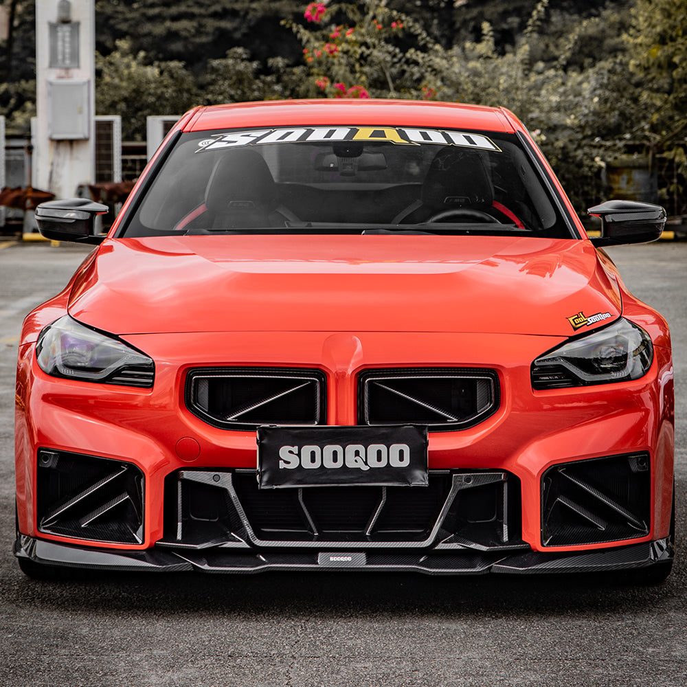 SooQoo BMW G87 M2 SQ-B Carbon Fibre Front Splitter