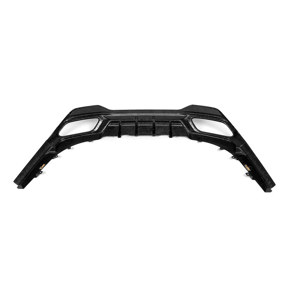 SooQoo BMW 8 Series G16 Rear Diffuser In Gloss Carbon Fibre