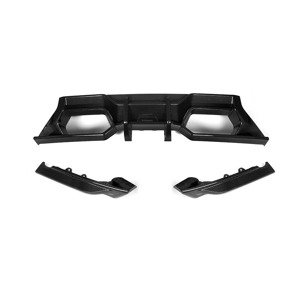 SooQoo BMW G87 M2 Carbon Fibre Rear Diffuser