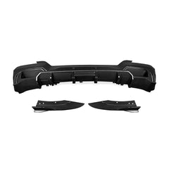 SooQoo BMW iX3 G08 Rear Diffuser In Gloss Carbon Fibre