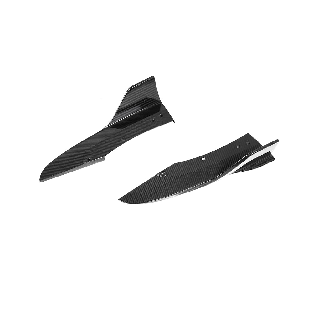 SooQoo BMW iX3 G08 Rear Diffuser In Gloss Carbon Fibre