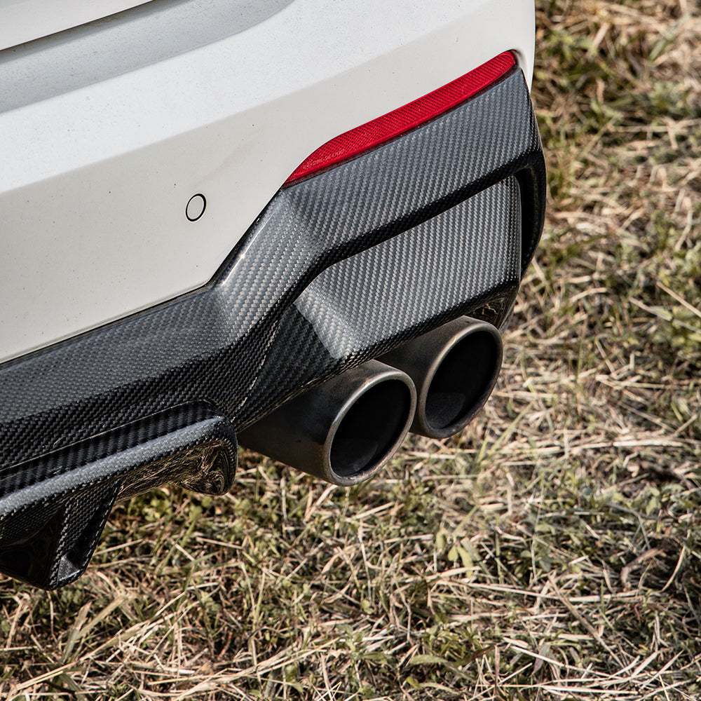 SooQoo BMW G22 G23 4 Series Carbon Fibre Rear Diffuser