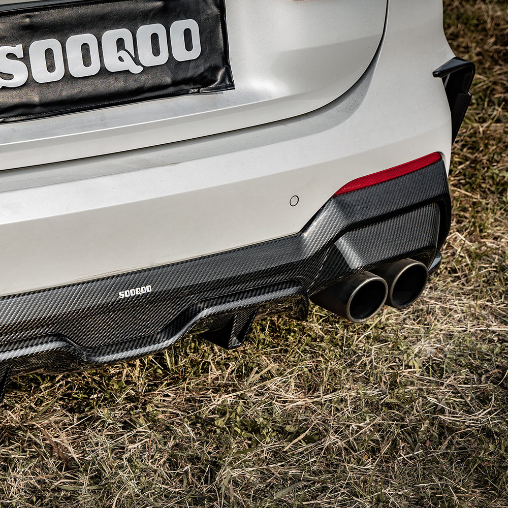 SooQoo BMW G22 G23 4 Series Carbon Fibre Rear Diffuser