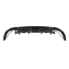 SooQoo BMW 4 Series G26 Rear Diffuser Dual Tips In Gloss Carbon Fibre