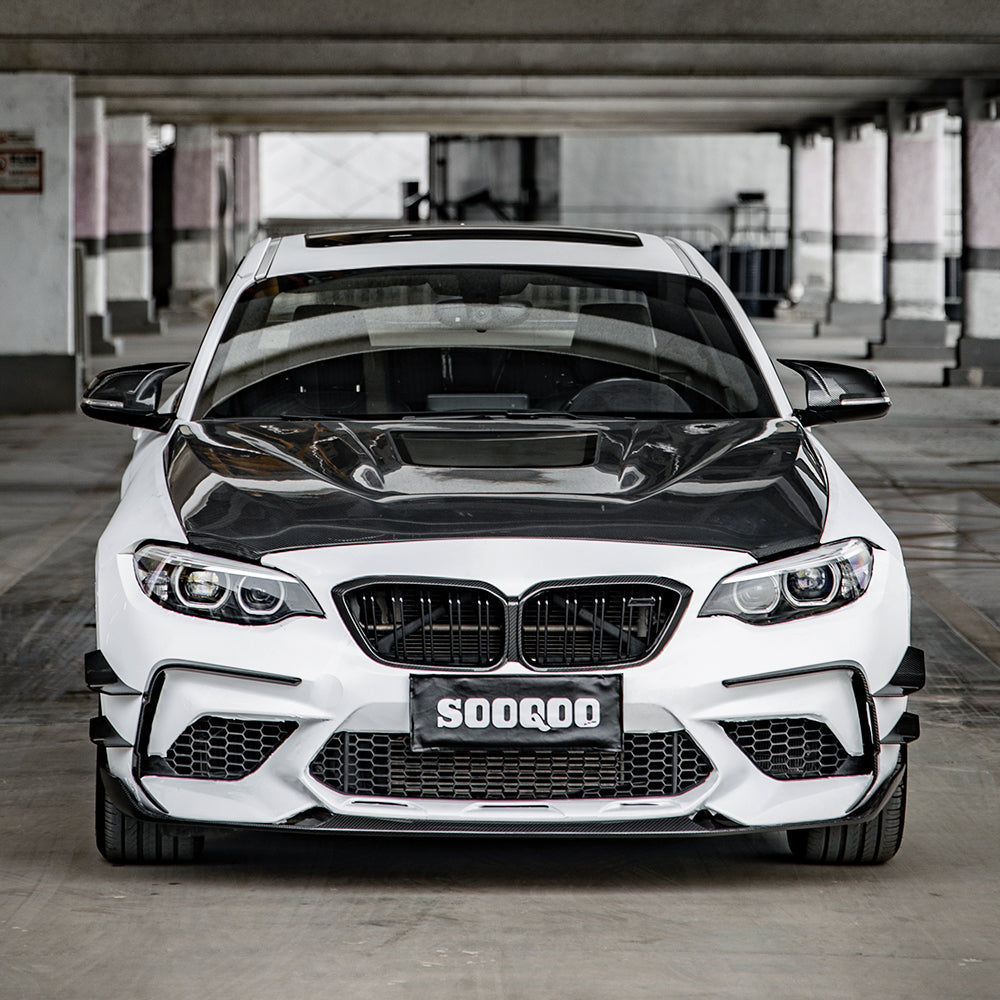 SooQoo BMW F87 M2 Competition Carbon Fibre Front Duct Trims