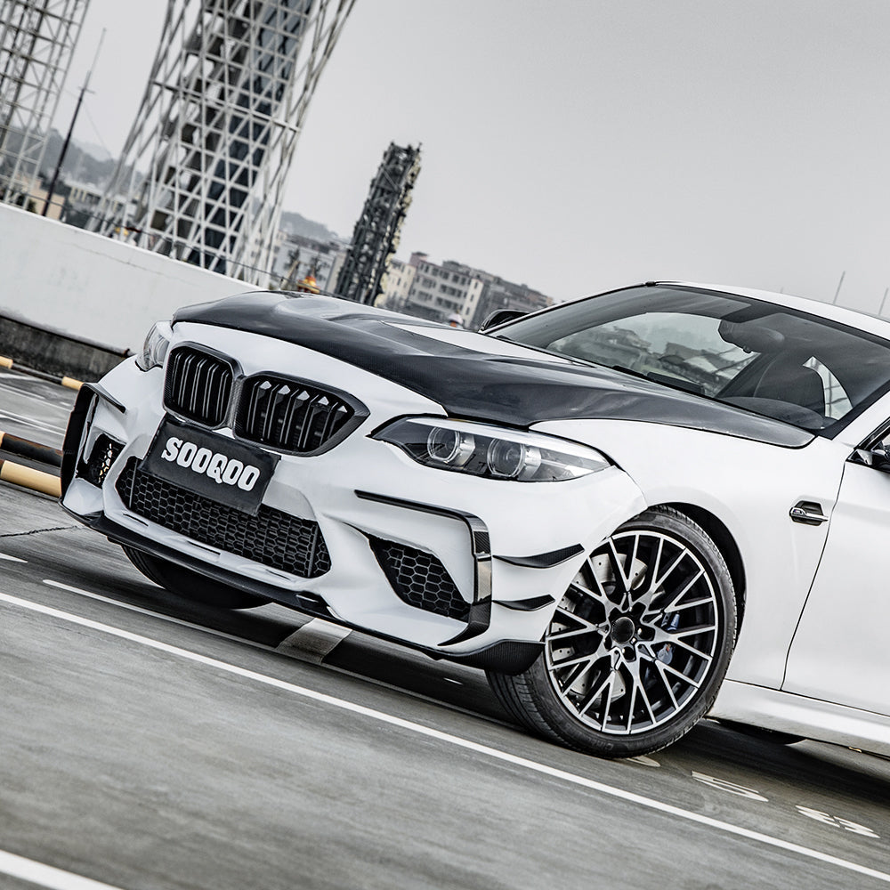 SooQoo BMW F87 M2 Competition Carbon Fibre Front Duct Trims