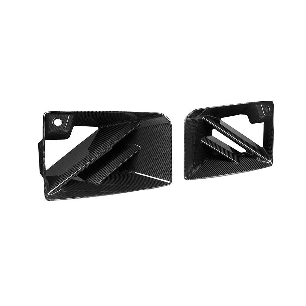 SooQoo BMW G87 M2 SQ Twin Fin Carbon Fibre Front Ducts