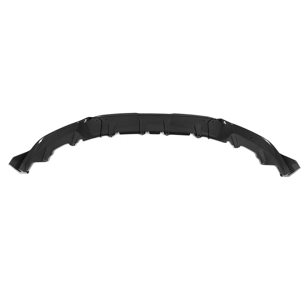 SooQoo BMW 5 Series G60 Front Lip In Gloss Carbon Fibre
