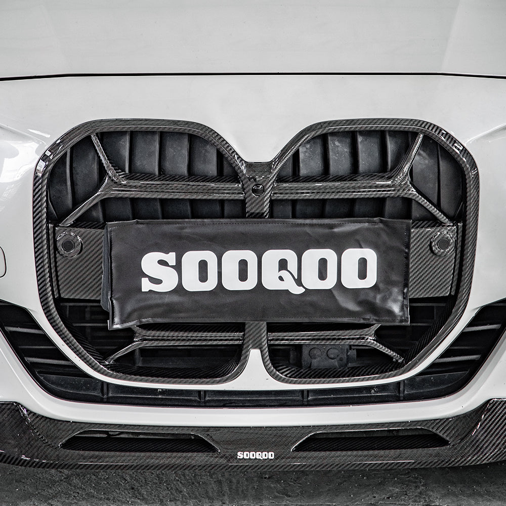 SooQoo BMW 4 Series G22 G23 Carbon Fibre Front Splitter