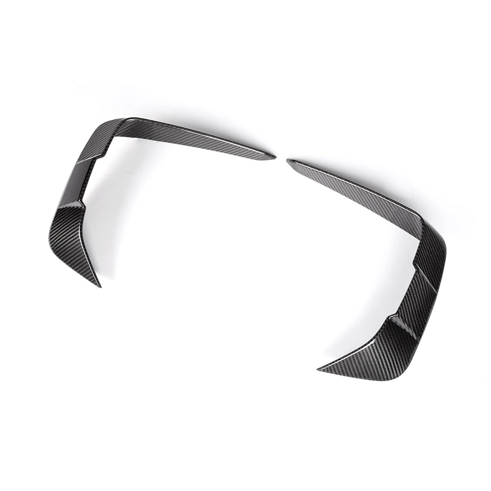 SooQoo BMW 8 Series G14 Front Bumper Insert In Gloss Carbon Fibre