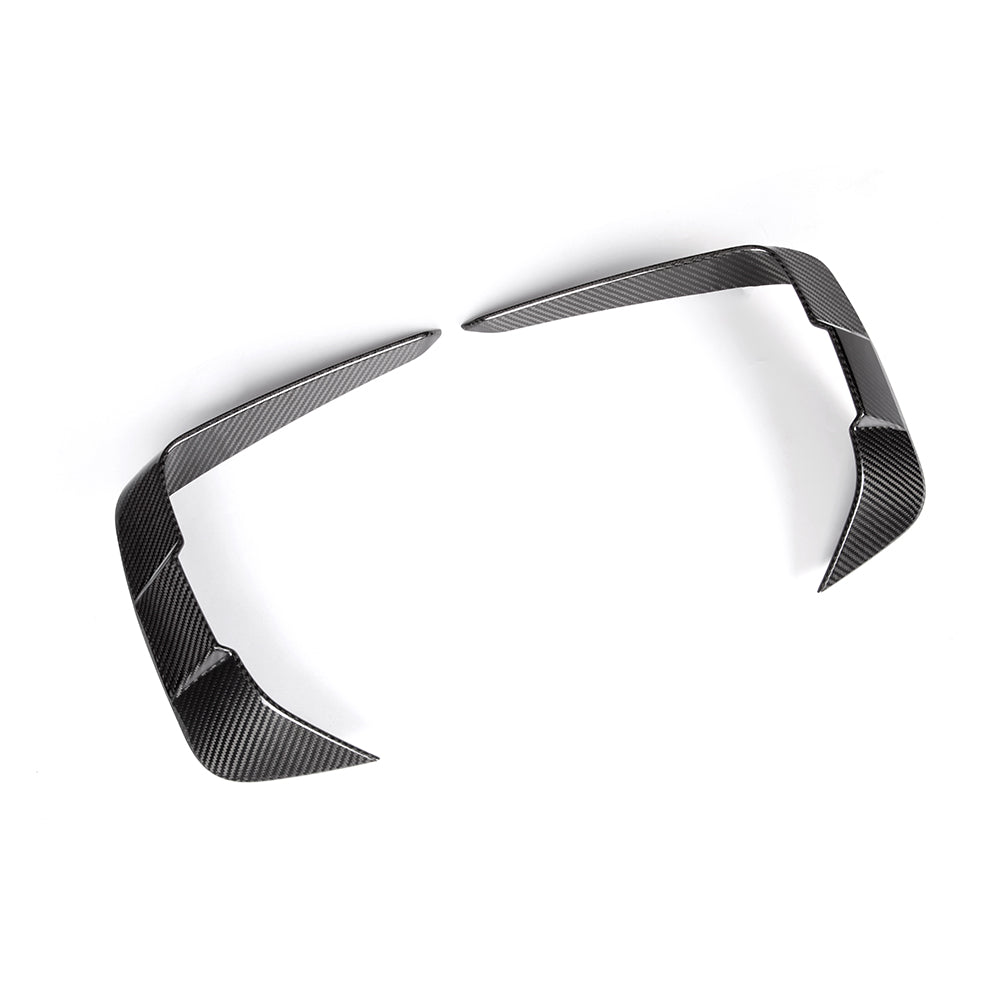 SooQoo BMW 8 Series G14 Front Bumper Insert In Gloss Carbon Fibre